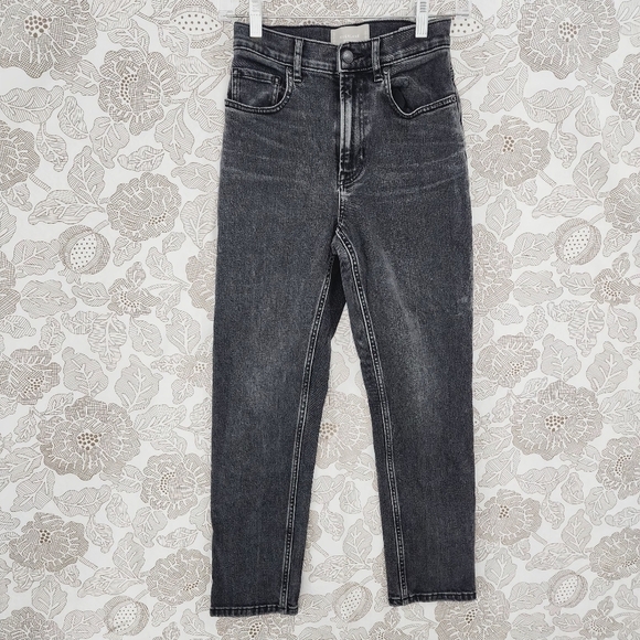 Everlane The Cheaky Jean High Rise Crop Women's Jeans Gray 25 - Picture 1 of 6